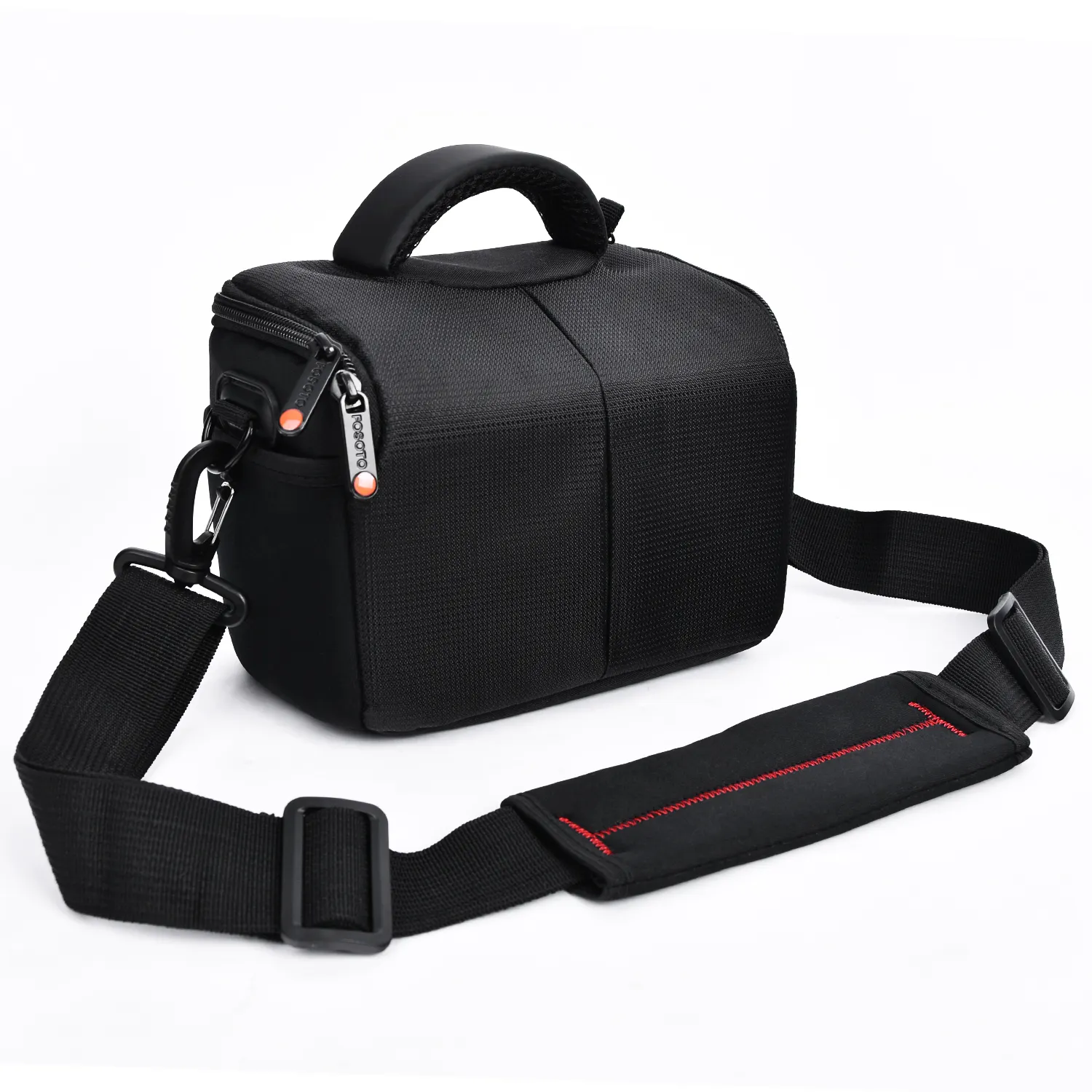 FOSOTO 650D Waterproof Anti-shock Camera Case Bag Compatible for Nikon Sony SLR DSLR Mirrorless Camera and Adjust Shoulder Strap