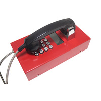Teléfono Industrial SIP IP Resistente a la Intemperie con Teclado Metálico para Aplicaciones en Túneles, Ferrocarriles y Marina