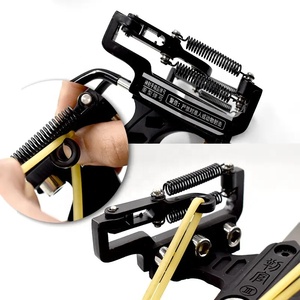Nouvelle catapulte Huanxiu pour la <span class=keywords><strong>chasse</strong></span> et la <span class=keywords><strong>pêche</strong></span>, lance-fléchettes, lance-pierre de poignet métallique pour adultes, pour le tir sportif en extérieur - Product Image 6