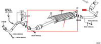 مناسبة لقطع غيار العادم المركزي 2.4L Muffler