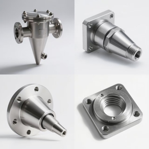 OEM Pièces mécaniques personnalisées de haute précision Fabricant de composants Service de fraisage métal aluminium Pièces d'usinage CNC - Product Image 2