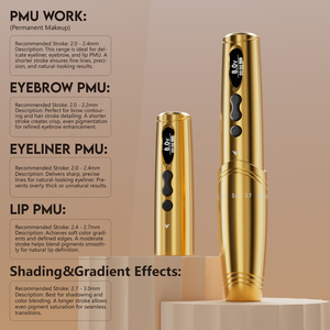 Penna per Trucco Permanente Wireless Quelle con Corsa Regolabile, Macchina per Trucco Permanente, Penna per Sopracciglia Compatibile con Cartucce Universali - Product Image 5