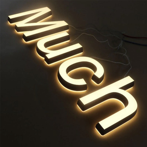 Letrero LED con Letras Iluminadas Frontalmente Personalizado para Exhibición de Logotipo y Publicidad en Tiendas - Product Image 3