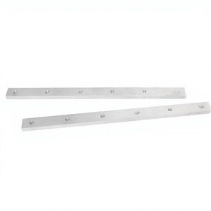 USA Warehouse Carbide Fixed Knife 820318mm With Mounting <b>Holes</b> Stationary Blade For <b>Wood</b> Chipper Shredder Machine - Product Image 1
