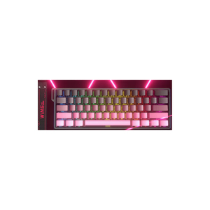NUEVO Teclado Inalámbrico para Juegos AULA WIN60 HE Pro, Teclado para Juegos RGB Tri-Modo, Teclado para Juegos Programable Intercambiable en Caliente - Product Image 1