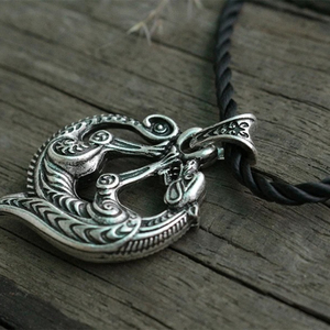 Collana con Ciondolo Lupo Vichingo per Uomo, Amuleto Celtico del Lupo, Gioielli Vintage della Mitologia Norrena, Regalo Pagano Nordico per Lui - Product Image 5