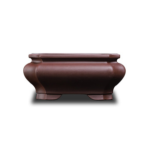 Vaso per Bonsai di Lusso Artigianale <span class=keywords><strong>in</strong></span> Argilla Yixing Viola, Grande Capacità, <span class=keywords><strong>con</strong></span> Foro di Drenaggio per Esposizione su Tavolo o <span class=keywords><strong>Pavimento</strong></span>, Classico - Product Image 5