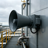 Haut-parleur d'alarme d'urgence étanche de qualité marine, résistant aux intempéries, pour communication vocale en cas de catastrophe en extérieur