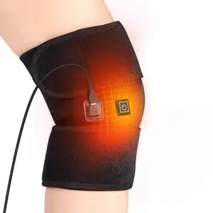 Enveloppe de genou chauffante pour réchauffer les articulations, soulage la douleur du genou raide, l'arthrite, attelle de genou chauffante infrarouge