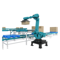 Brazo de apilamiento paletizado T-ROCK, un robot paletizado adecuado para empaques embotellados y sacos de arroz
