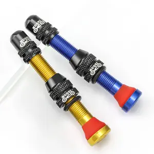 MUQZI-Tige de <span class=keywords><strong>valve</strong></span> <span class=keywords><strong>Tubeless</strong></span> <span class=keywords><strong>pour</strong></span> vélo de route <span class=keywords><strong>VTT</strong></span>, accessoires de <span class=keywords><strong>jante</strong></span>, 60mm, 40mm - Product Image 1