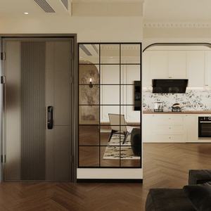 Espejo Decorativo Retro Grande con Marco de Ventana, Hecho a Mano, Moderno, de Metal y Cristal, para Venta al por Mayor - Product Image 5