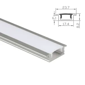 Perfil de aluminio para tiras Led, perfil de aluminio, A2507