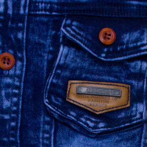 Ensembles de vêtements pour garçons en denim décontracté à la mode, à manches courtes, deux pièces - Product Image 6