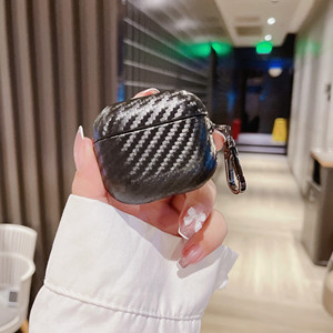 Étui de rangement pour écouteurs en Fiber de carbone de conception de luxe pour <span class=keywords><strong>Airpods</strong></span> 1 <span class=keywords><strong>2</strong></span> 3 <span class=keywords><strong>Pro</strong></span> casque intra-auriculaire - Product Image 3