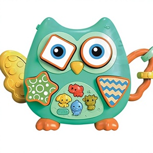 Wholesale Orff <b>Instrument</b> Owl Building Block Musical <b>Keyboard</b> Toy Puzzle Cartoon Animal Multicolored Shape Recognition - Product Image 1