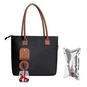 Bolso de Playa para Llevar Vino con Compartimento Oculto, Bolso de Poliéster para Amantes del Vino - Product Image 2