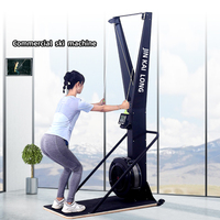 Appareil de Rameur de Ski Universel Commercial pour Fitness, Machine Cardio, Simulateur de Ski