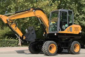 LICHMACH Excavateur à roues haute performance Yanmar Engine Top Nouveau modèle Capacité du godet 3M Excavateur à composants de base flambant neuf - Product Image 5