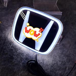ไฟโลโก้ LED สำหรับรถยนต์ รุ่น H แบบกันน้ำ 12V สำหรับติดตั้งกระจังหน้ารถยนต์ ใช้แทน<span class=keywords><strong>ตรา</strong></span>สัญลักษณ์ของฮอนด้า ตกแต่งรถยนต์ได้หลากหลายรุ่น - Product Image 3