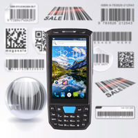 PDA Robusta con Android 13, Computadora Móvil 4G, Escáner de Códigos de Barras 1D 2D QR, Resistente al Agua IP66, Terminal de Datos de 4330 mAh para Inventario
