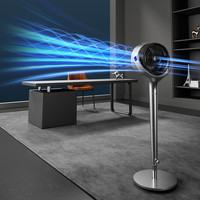 Réservation familiale télécommande temporisée stéréo ventilateur de sol dortoir ventilateur électrique chambre basse ventilateur de Circulation d'air