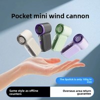 Ventilateur portable X688 2026 à turbine haute vitesse, grand flux d'air, recharge USB, affichage numérique LED, batterie au lithium intégrée