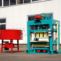 Machine à mouler les blocs emboîtables QTJ4-40, prix compétitif, machine à fabriquer des blocs creux en béton, machine à fabriquer des pavés