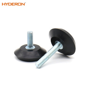 Hyderon <b>Adjustable</b> Furniture Feet Stainless Steel Shock Absorbing Anti Slip <b>Table</b> <b>Legs</b> Minimalist Design Easy Installation - Product Image 2