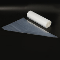 Sacs à douille jetables pour glaçage de gâteaux, avec logo personnalisé, extra grands, en LDPE/PE, pour la décoration de pâtisseries, rouleaux de 18 et 28 pouces pour le pain