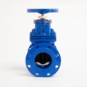 Clapet à opercule en fonte ductile à prix OEM avec signal de position pour réseau de distribution, opercule à siège résilient - Product Image 5