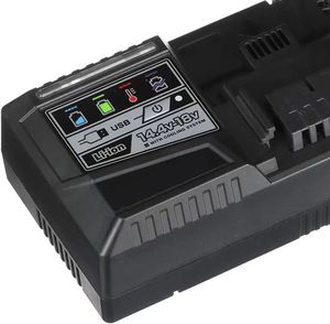 <span class=keywords><strong>Chargeur</strong></span> pour <span class=keywords><strong>batterie</strong></span> Li-ion <span class=keywords><strong>Hitachi</strong></span>/Hikoki 14,4V-18V, sortie pour <span class=keywords><strong>batterie</strong></span> d'outils électriques UC18YDL - Product Image 4