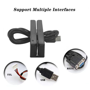 Mini Stripe Ttl Rs232 interfaccia Usb Arduino lettore di schede magnetiche - Product Image 2