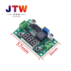 JTW LM2596S DC-DC <b>Converter</b> 57x36mm Adjustable <b>Voltage</b> Digital Display Board Mount Power Supply Module - Product Image 1