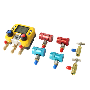 Manomètre de climatisation mini NECOOL MG-10C pour techniciens, avec adaptateurs doubles R134a et R1234yf, pour le service de climatisation des véhicules neufs - Product Image 3