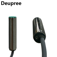 Capteur de proximité inductif Deupree DPLS-C12-P02 M12 à montage encastré, sortie NPN normalement fermée, DC trois fils, câble de 2 m, automatisation 2 mm