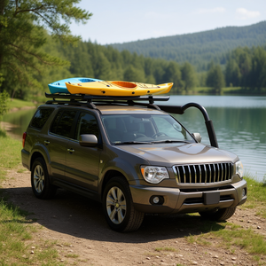 Portapacchi da tetto in acciaio per kayak, tavola da surf, SUV e auto - Product Image 2