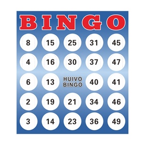 Bingo Pull Tab Tickets Cards Custom Multiple Uncovers Winning Number Bingo Game Digital Printing - Product Image 2