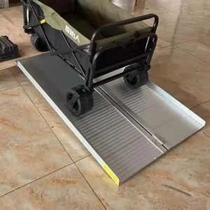 Rampa Plegable Antideslizante de Aluminio KSM-WR03, Rampa Portátil Personalizada de Fábrica para Sillas de Ruedas y Scooters para Discapacitados - Product Image 6