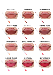<span class=keywords><strong>Crayon</strong></span> à lèvres mat brun longue tenue, végétalien, en bois blanc naturel, à base de plantes, haute qualité, vente chaude MLM 2026 - Product Image 3