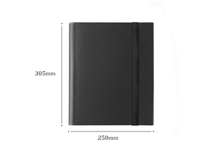 Carpeta de álbum de tarjetas coleccionables con correa elástica personalizada de fábrica-Carpeta de bolsillo de carga lateral 360 para tarjeta de juego - Product Image 5