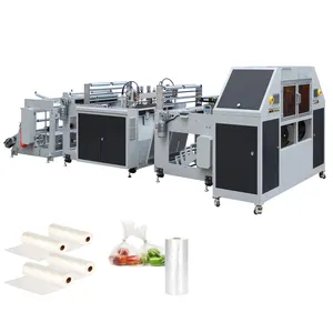 fruit bag saver machine supermarket rolling bag making machine clear bag cutting machine on roll