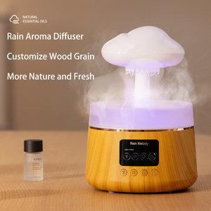 Portable Customized Rain Cloud Humidifier Night Light White Noise Aromatherapy Essential <b>Oil</b> <b>Diffuser</b> Sleep Relaxing USB Plastic - Product Image 4