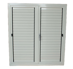 Porte à persiennes en aluminium de sécurité, porte d'armoire de cuisine avec certificat AS2047-2014 - Product Image 1