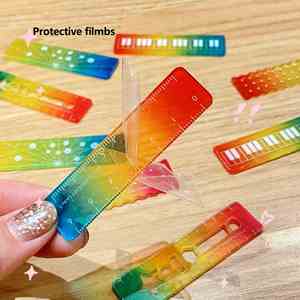 Regla de Plástico de 6 Pulgadas de Color Personalizado, Regla Recta Personalizada para Regalos Empresariales - Product Image 1