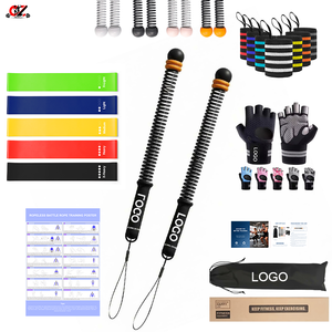 Adjustable <b>Weights</b> Ropeless Battle Ropes Resistance Band Set Cordless Battle Rope Sticks Exercise Equipment for HIIT Training - Product Image 1