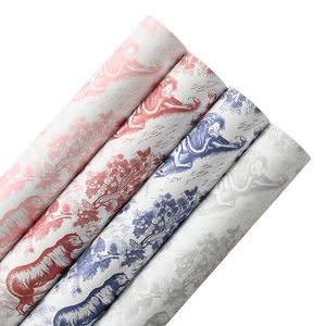 Valentine's Day Luxury Waterproof PE <b>Thick</b> Recyclable <b>Paper</b> Wrap Flower Bouquets Custom Logo Printing Wedding Party Supplies - Product Image 1