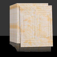 Pegatina de Pared 3D Autoadhesiva, Estilo Rústico, Anticolisión, para Sala de Estar, Restaurante, Pasillo, Tienda, Resistente al Fuego