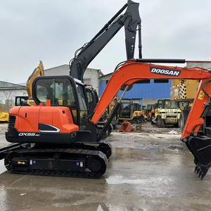 Excavatrice d'occasion Doosan DX55-9c Mini 5,5 tonnes, pelle hydraulique sur chenilles de seconde main DX60 DX75 DX140LC de haute qualité à vendre - Product Image 1