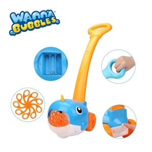 Nuevo Juguete de Burbujas con Carro de Plástico para Niños, Adorable Animal, Rana, Delfín, Máquina de Burbujas Eléctrica - Product Image 4